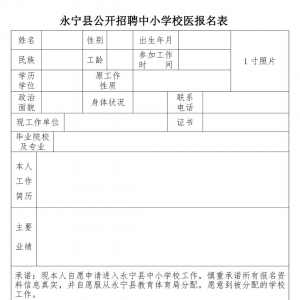 寧夏銀川市永寧縣教育體育局招聘中小學(xué)校醫(yī)崗位人員22人公告 ...