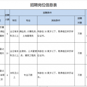 南京市不動(dòng)產(chǎn)登記中心招聘公告