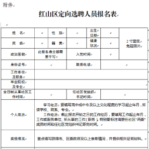 赤峰市紅山區(qū)選聘優(yōu)秀社區(qū)黨組織書記為事業(yè)編制人員的簡章 ...