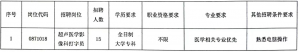 云南省第三人民醫(yī)院補充招聘通知（15人）